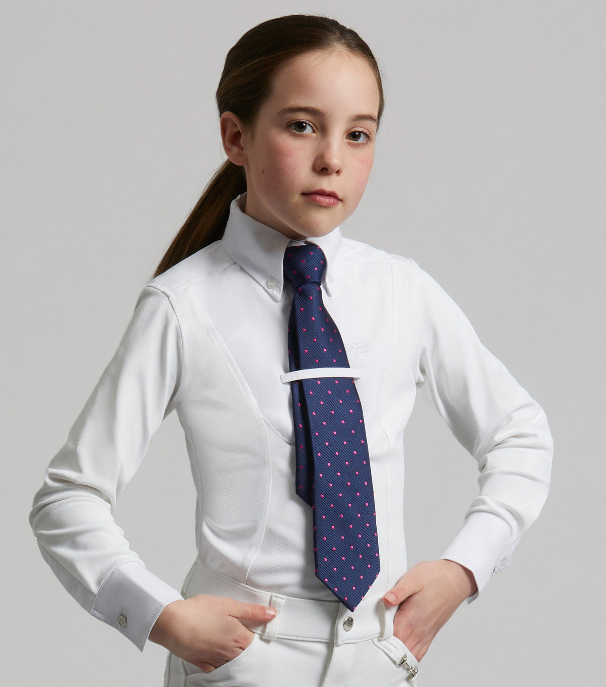 Tessa junior fille à manches longues Polo de concours