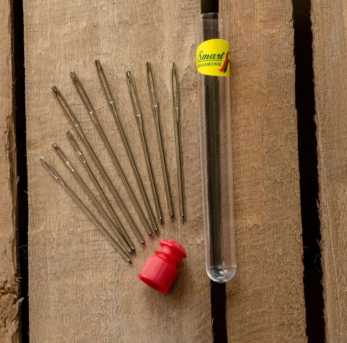 Smart Grooming Aiguilles à natter à bout rond, lot de 9, 3 longueurs différentes