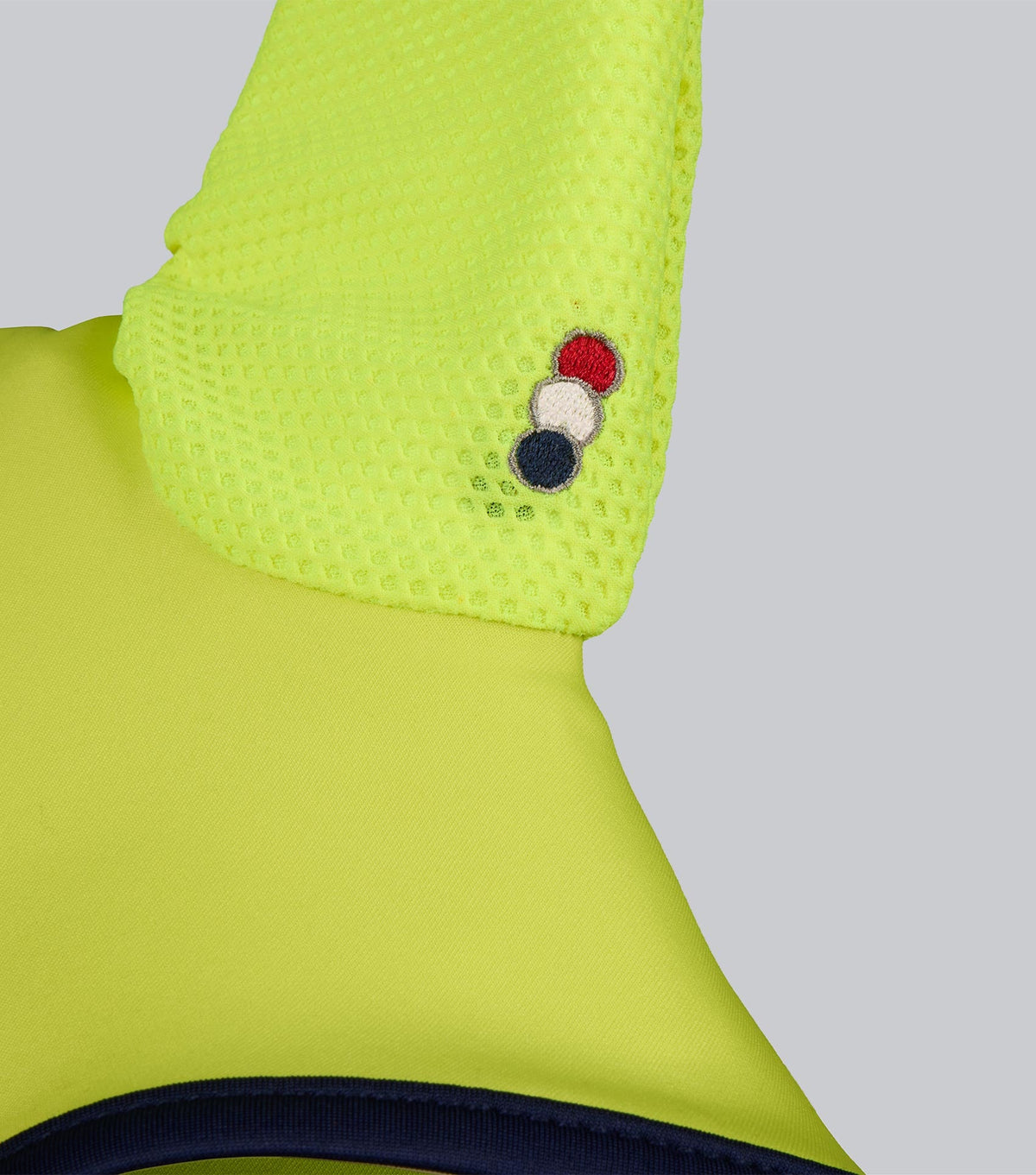 Reflective Bonnet anti-mouches Yellow/Argent