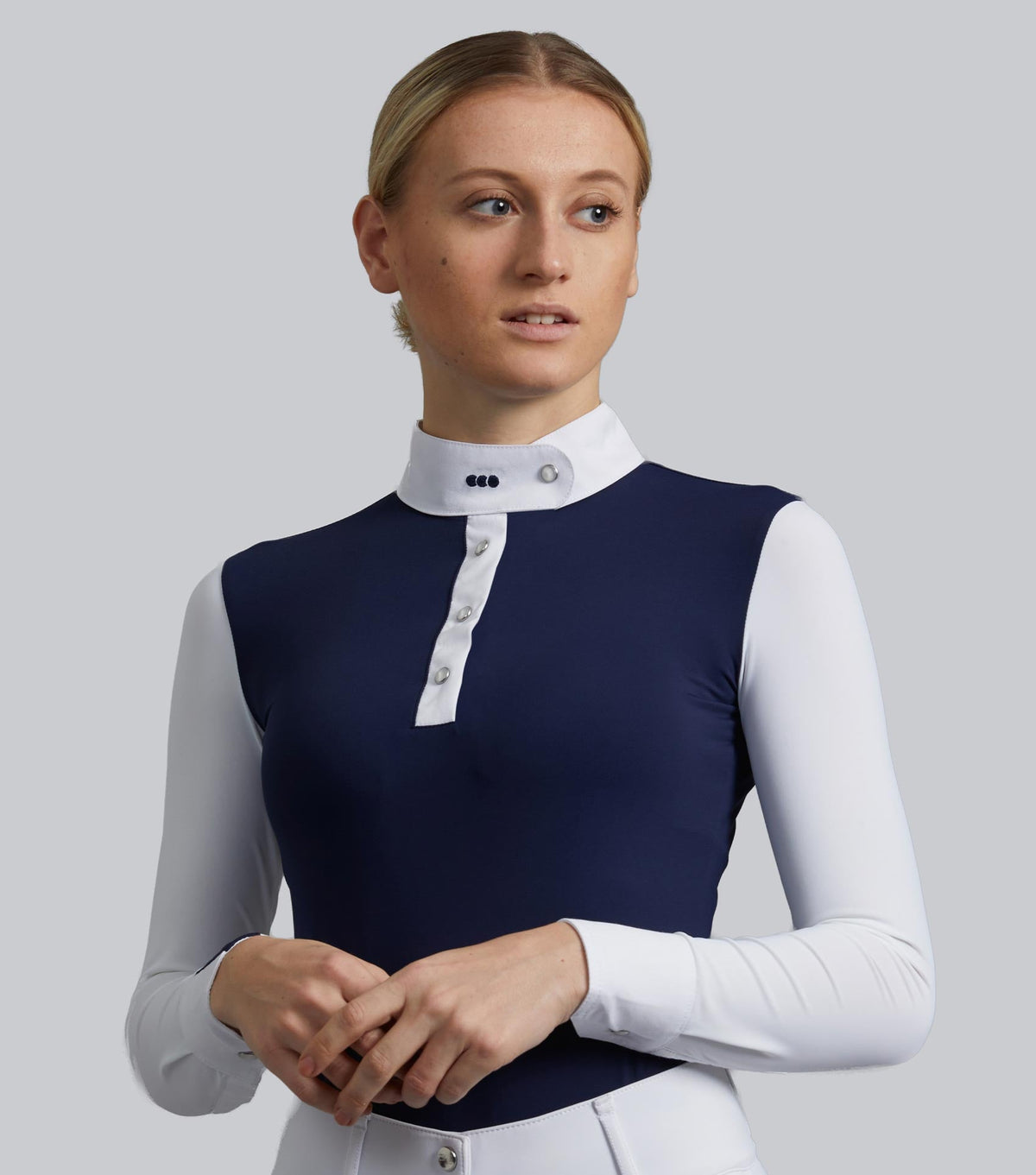 Rossini Lycra Polo de concours Marine