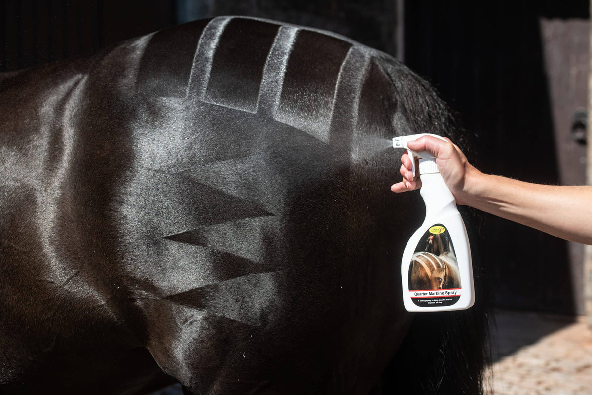 Smart Grooming Spray Quarter Mark, fixation et finition
