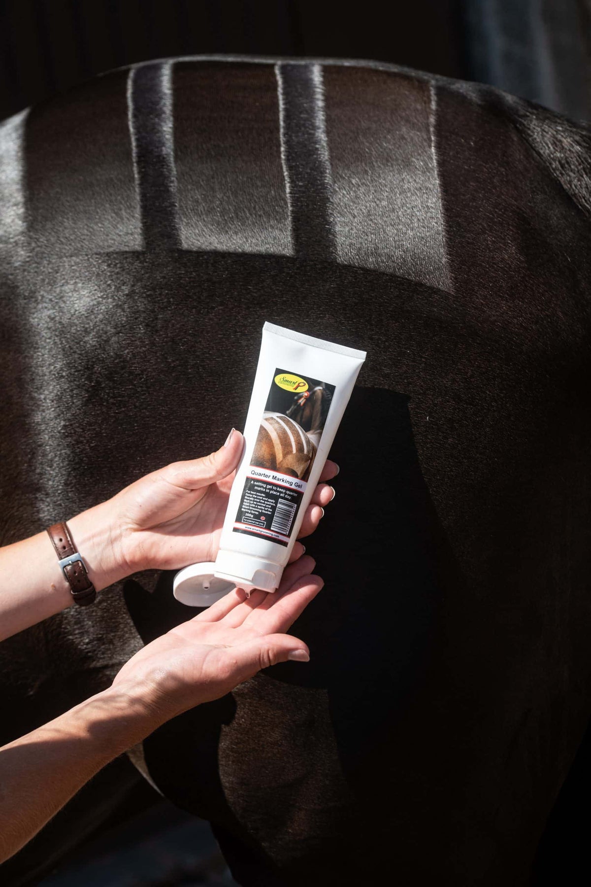 Smart Grooming Gel à damiers, fixe les motifs, brillance discrète
