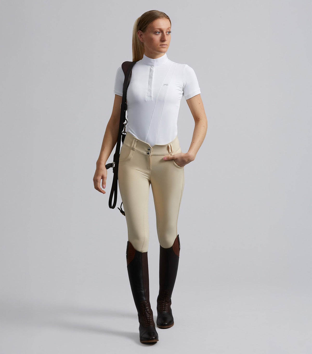 Sophia femme full grip High Waist Pantalon d’équitation de concours