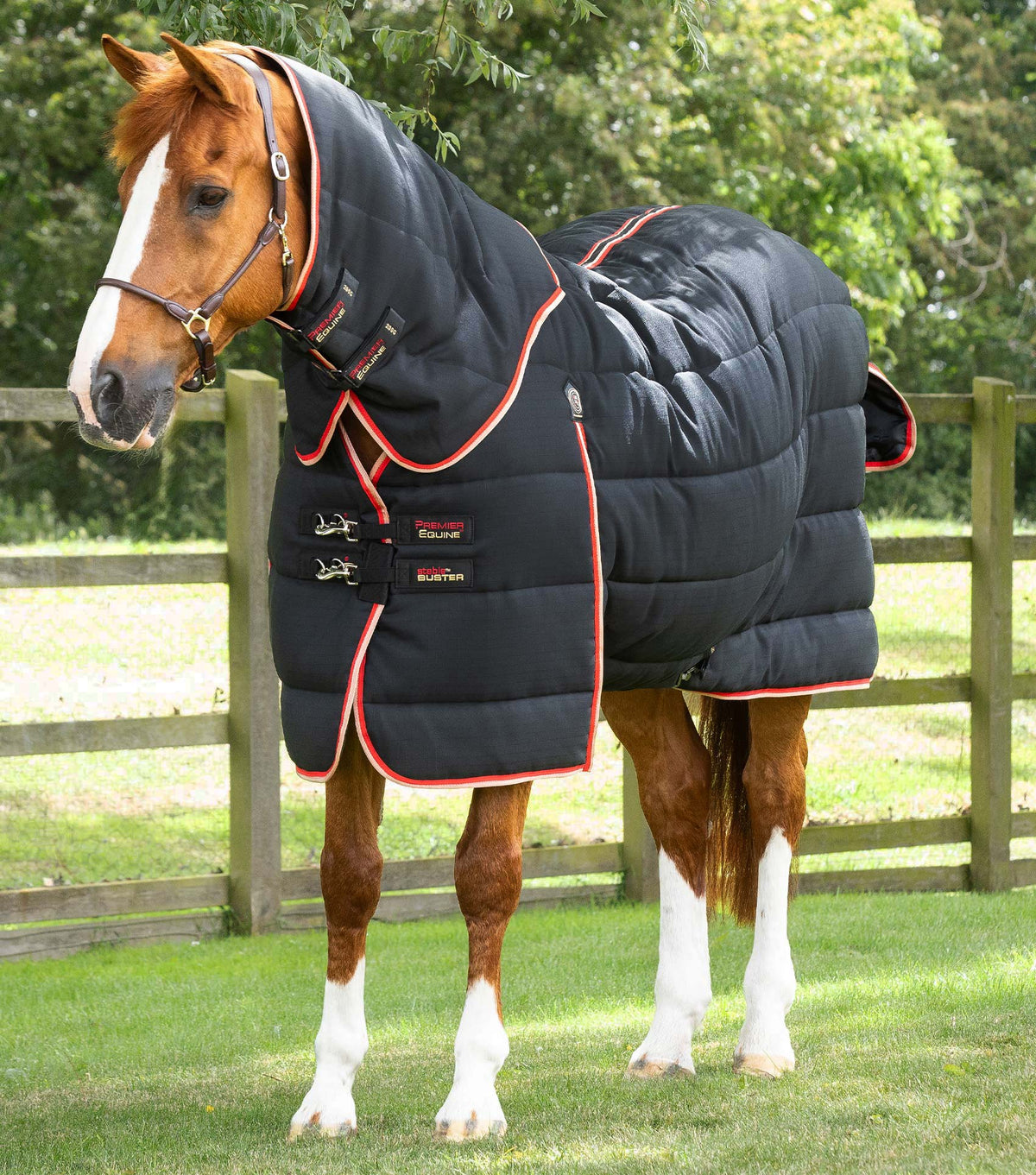 Stable Buster 200g couverture d’écurie avec Neck Cover