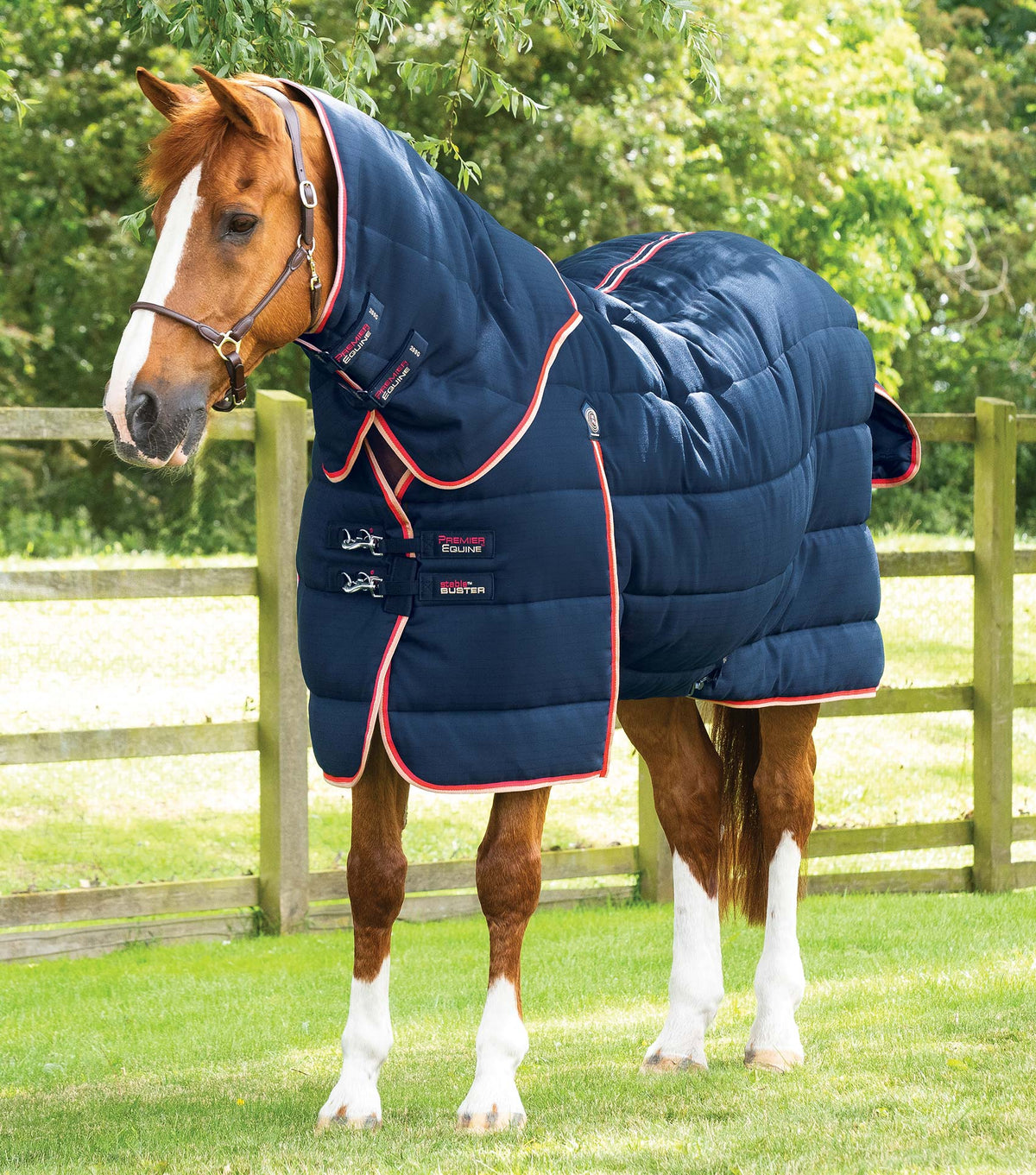 Stable Buster 200g couverture d’écurie avec Neck Cover