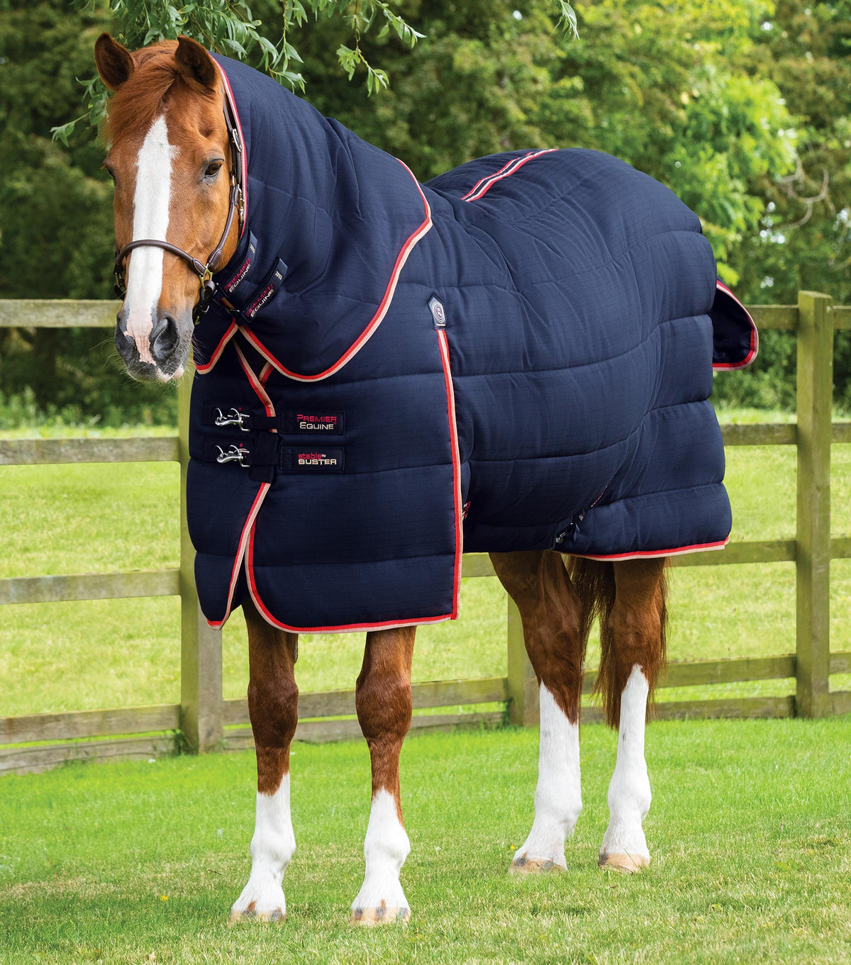 Stable Buster 450g couverture d’écurie avec Neck Cover
