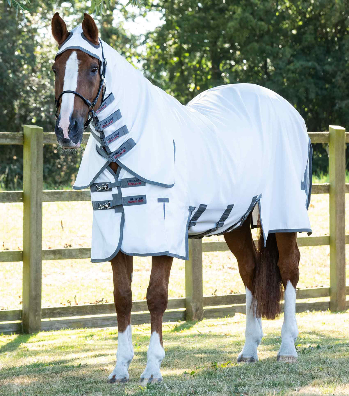 Sweet Itch Buster couverture anti-mouches avec rabat ventral