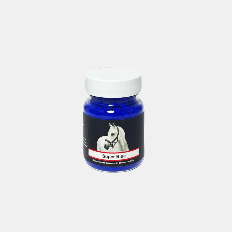 Smart Grooming Poudre blanchissante Super Blue, finition de concours, blanc éclatant