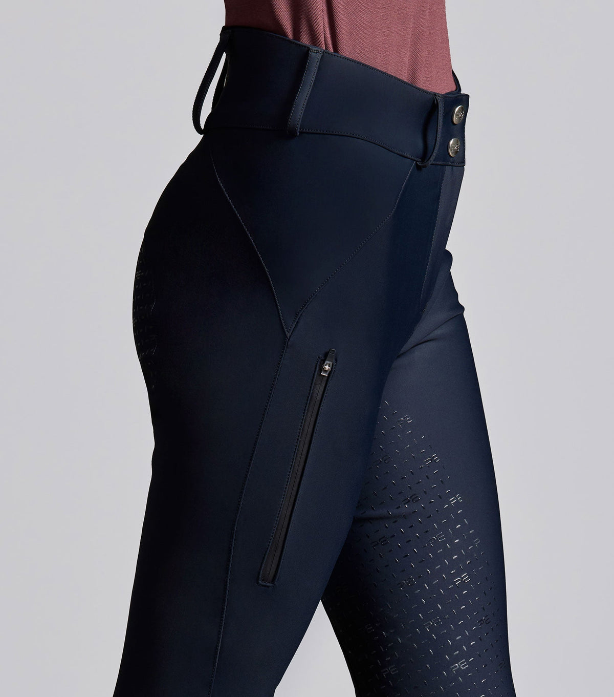 Amnis Pantalon d’équitation imperméable femme full grip gel