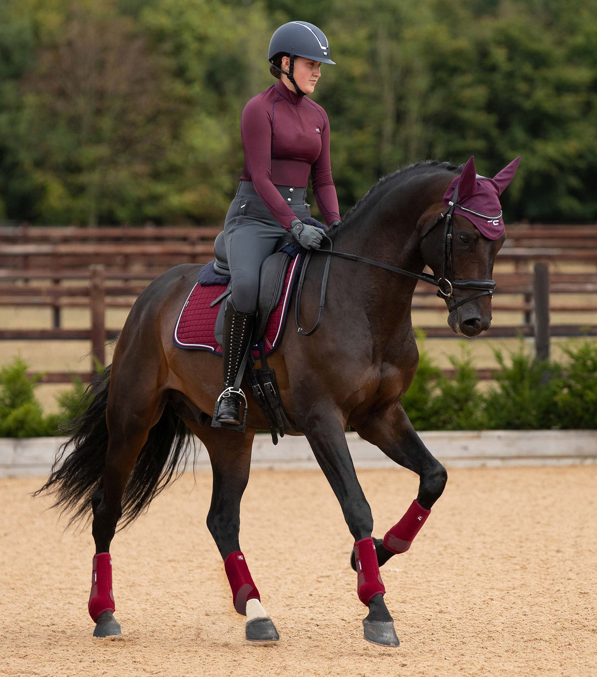 Close Contact laine mérinos European tapis de selle – Tapis de dressage