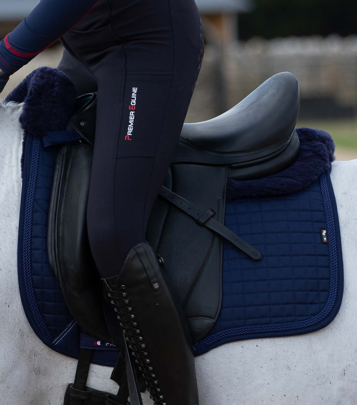 Close Contact laine mérinos European tapis de selle – Tapis de dressage