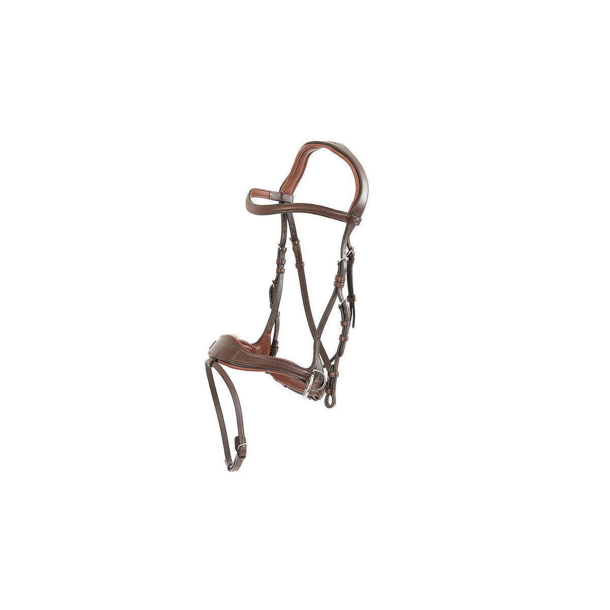 TRUST Falsterbo T-motion bridle – Marron/Argent