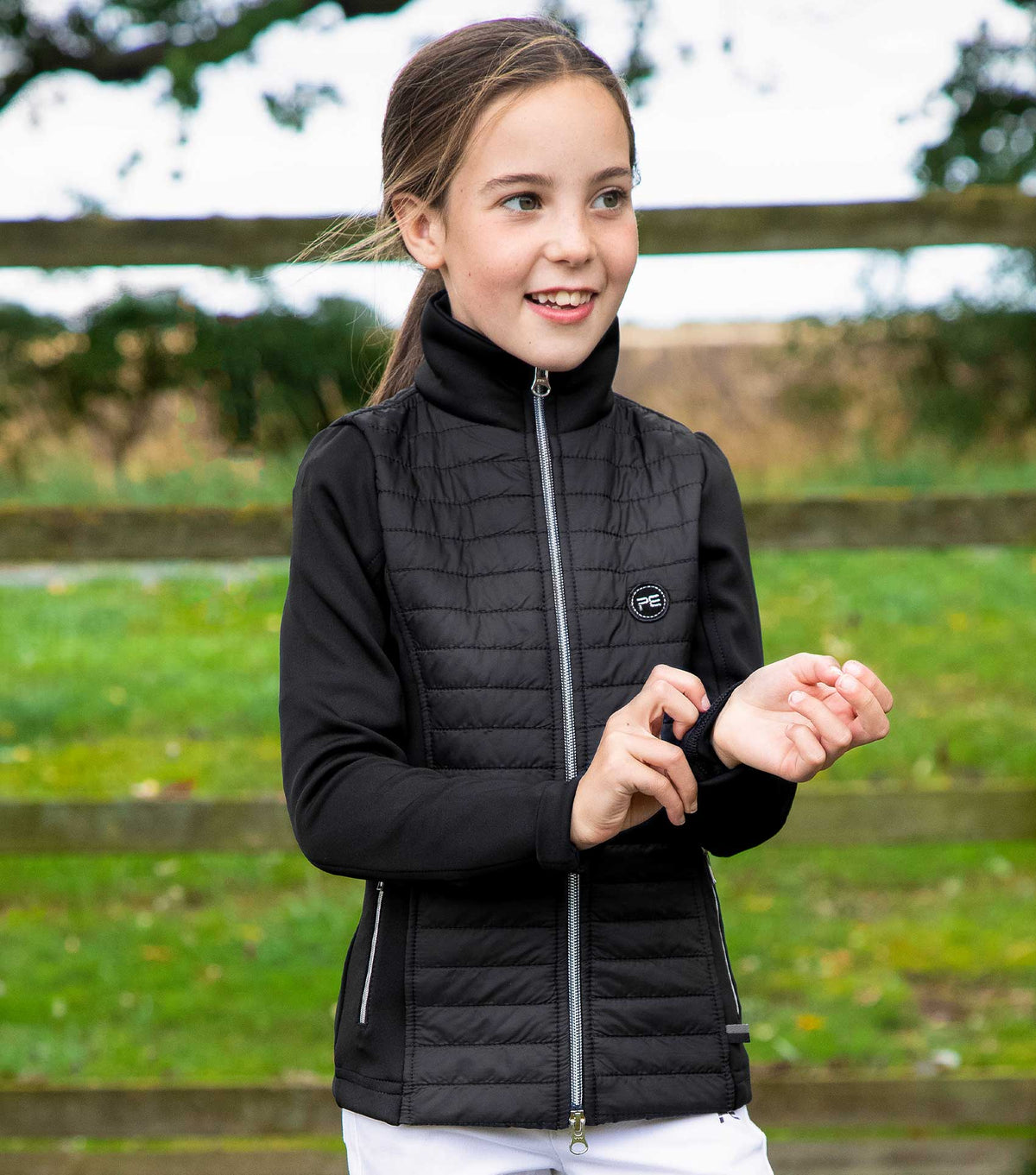 Mini Elena Girl's Hybrid Riding veste