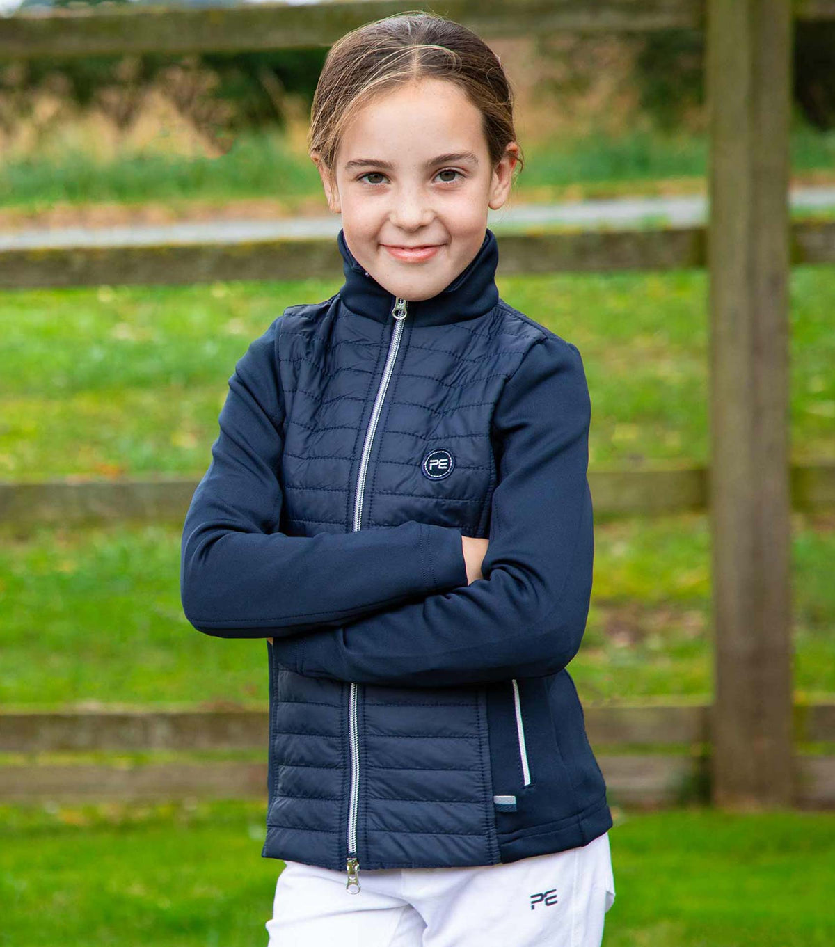 Mini Elena Girl's Hybrid Riding veste