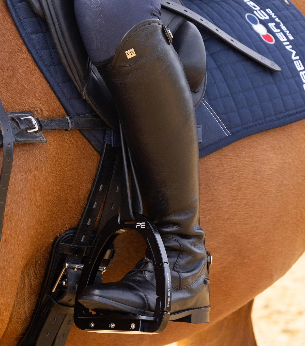 Vedetta femme en cuir bottes hautes d’équitation